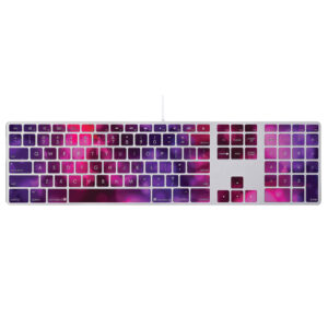APKEYNU-Star Power Skin for Apple Keyboard with Numeric Keypad MB110LL-B - Star Power