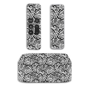APTV4-Abstract Black Skin for Apple TV 4th Gen 2015 Wrap Cover Sticker - Abstract Black