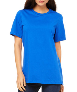 B6400 Canvas Ladies Relaxed Jersey Short-Sleeve Tee - True Royal, Medium
