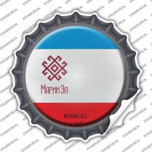 BC-345s-L Mari El Country Novelty Bottle Cap Sticker Decal - Large