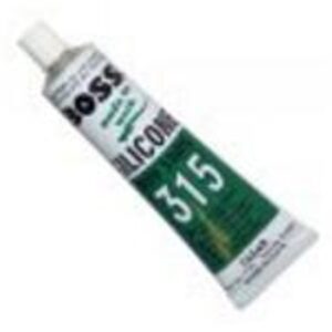 BOSS31530 3 oz Chemical Silicone Tube, Clear