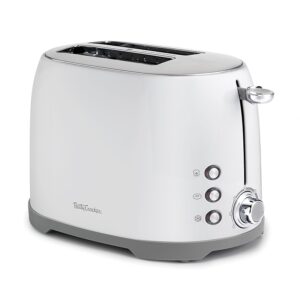 Betty Crocker 2-Slice Pop-Up Toaster, White (BC-4621W)