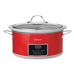 Betty Crocker 6-Qt Slow Cooker, Red (BC-4587R)