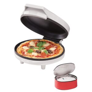 Betty Crocker 8-Inch Travel Size Pizza Maker Plus, White (BC-4959CW)