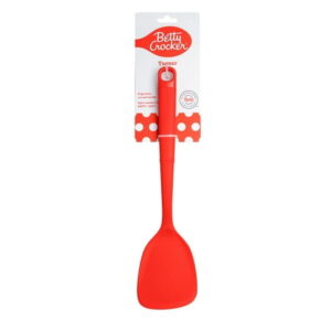 Betty Crocker Silicone 14 Inch Turner Red