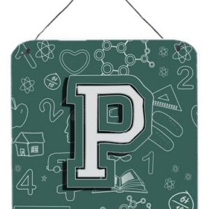 CJ2010-PDS66 Letter P Back To School Initial Wall and Door Hanging Prints