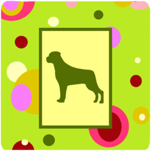 CK1091FC Rottweiler Foam Coasters - Set Of 4