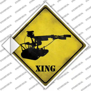 CX-179s-S Robotic Bomb Disposal Unit Xing Novelty Diamond Sticker Decal - Small