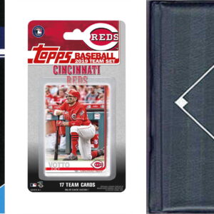 C&I Collectables MLB Cincinnati Reds Licensed 2019 Topps Team Set & Favorite Player Trading Cards Plus Storage Album