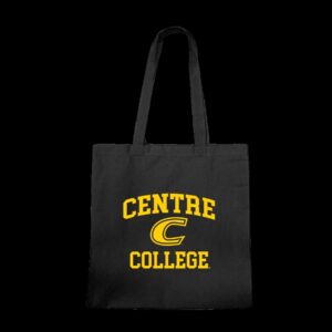 Centre College Colonels Institutional Seal Tote Bags, Black - One Size