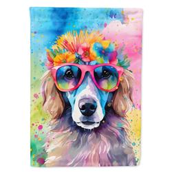 DAC2542GF 15.5 x 11.25 in. Poodle Hippie Dawg Garden Flag