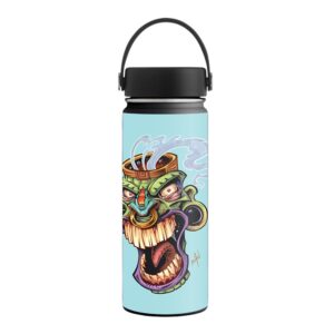 HFWI18-Tiki Head Skin for Hydro Flask 18 oz Wide Mouth - Tiki Head