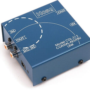 Hosa Technology CDL-313 Coaxial RCA to AES & EBU XLR Connectors - The 24 Bit 96K