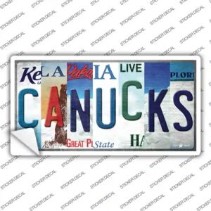 LP-13270s-S Canucks Strip Art Novelty Sticker Decal - Small