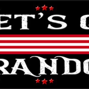 LP-13952 6 x 12 in. Lets Go Brandon Novelty Metal License Plate Tag