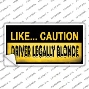 LP-8698s-S Driver Legally Novelty Sticker Decal - Small