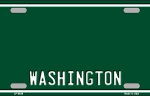 LP-8936 Washington Green Background Novelty Metal License Plate - 6 x 12 in.