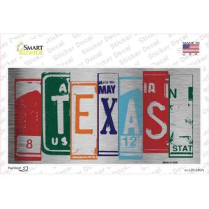 LPC-1057s-M Texas Art Novelty Sticker Decal - Medium