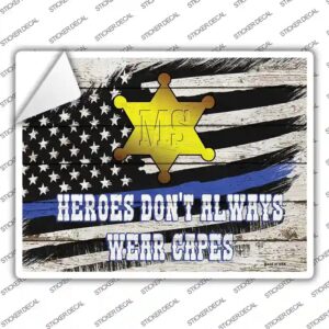 P-3359s-S Mississippi Sheriff Novelty Rectangle Sticker Decal - Small