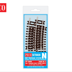 PCOST-3004 N No.1 228 mm Radius Half Curve Track