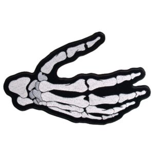 PPA5242 4 x 3 in. Skeleton Right Hand Patch - Multi Color