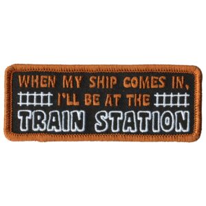 PPL9772 4 x 2 in. When My Ship Comes in Patch - Multi Color