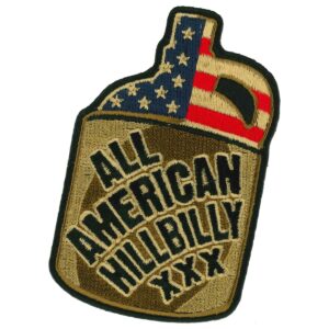 PPQ1900 2.5 x 3.5 in. All American Hillbilly Patch - Multi Color