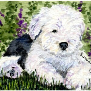 SS8840MP 9.25 x 7.75 in. Old English Sheepdog Mouse Pad- Hot Pad Or Trivet