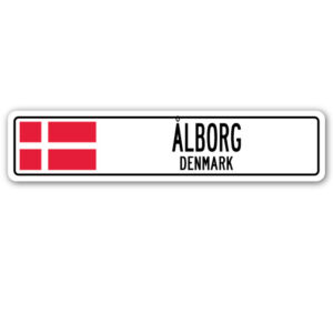 SSC-Alborg Dk Street Sign - Olborg, Denmark