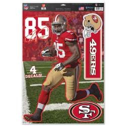 San Francisco 49ers Vernon Davis Decal 11x17 Multi Use