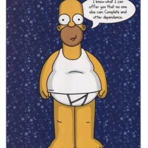 Simpsons - Homer Dependence Poster Print - 8 x 10