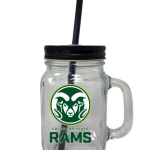 TBM-C-COL19 16 oz Colorado State Rams Mason Jar Tumbler