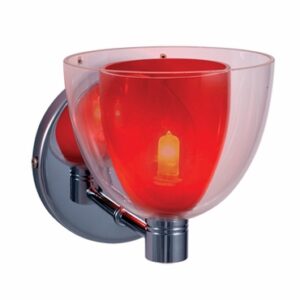 WS215-RD-CH 1-Light Wall Sconce Lina - Series 215, Chrome