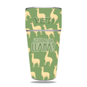 YERAM26SI-Llama Skin for Yeti Rambler 26 oz Stackable Cup - Llama